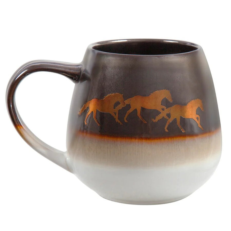 Running Remuda Ceramic Mug - Set of 8 - Ozark Cabin Décor, LLC