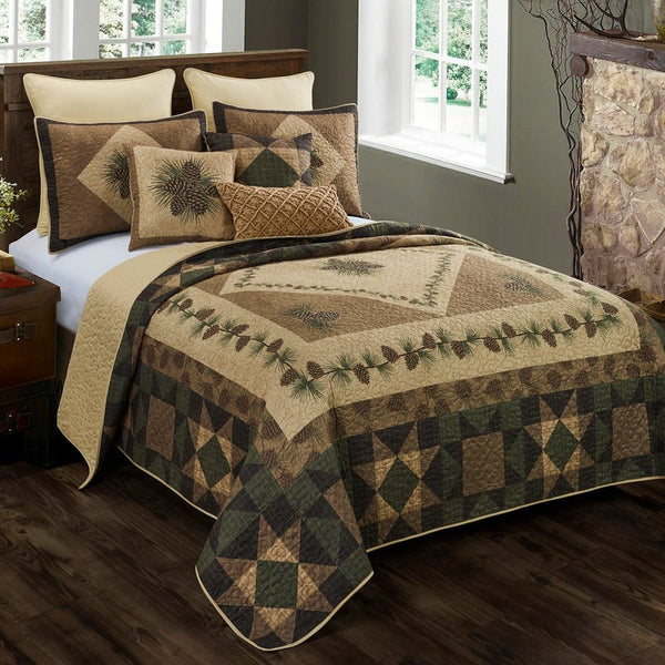 Antique Pine Quilt Set