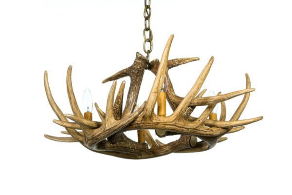 Whitetail Deer 6 Antler Chandelier - Ozark Cabin Décor, LLC