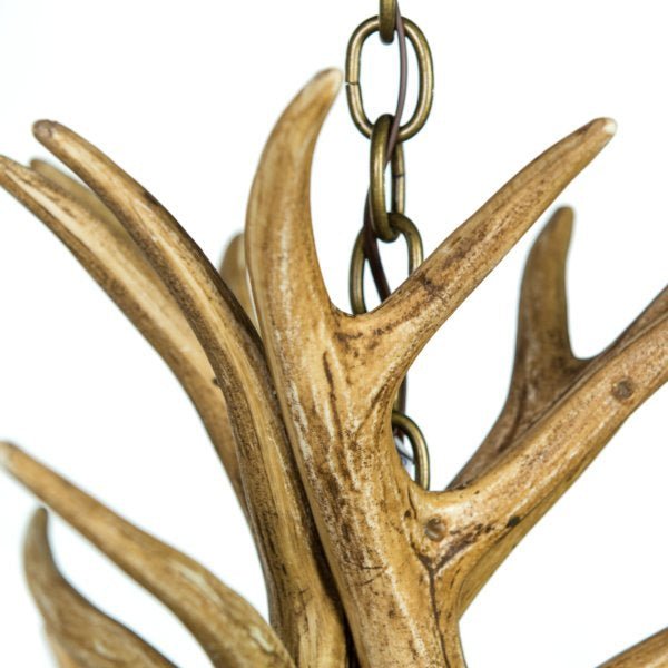 Whitetail Deer 9 Antler Cascade Chandelier - Ozark Cabin Décor, LLC