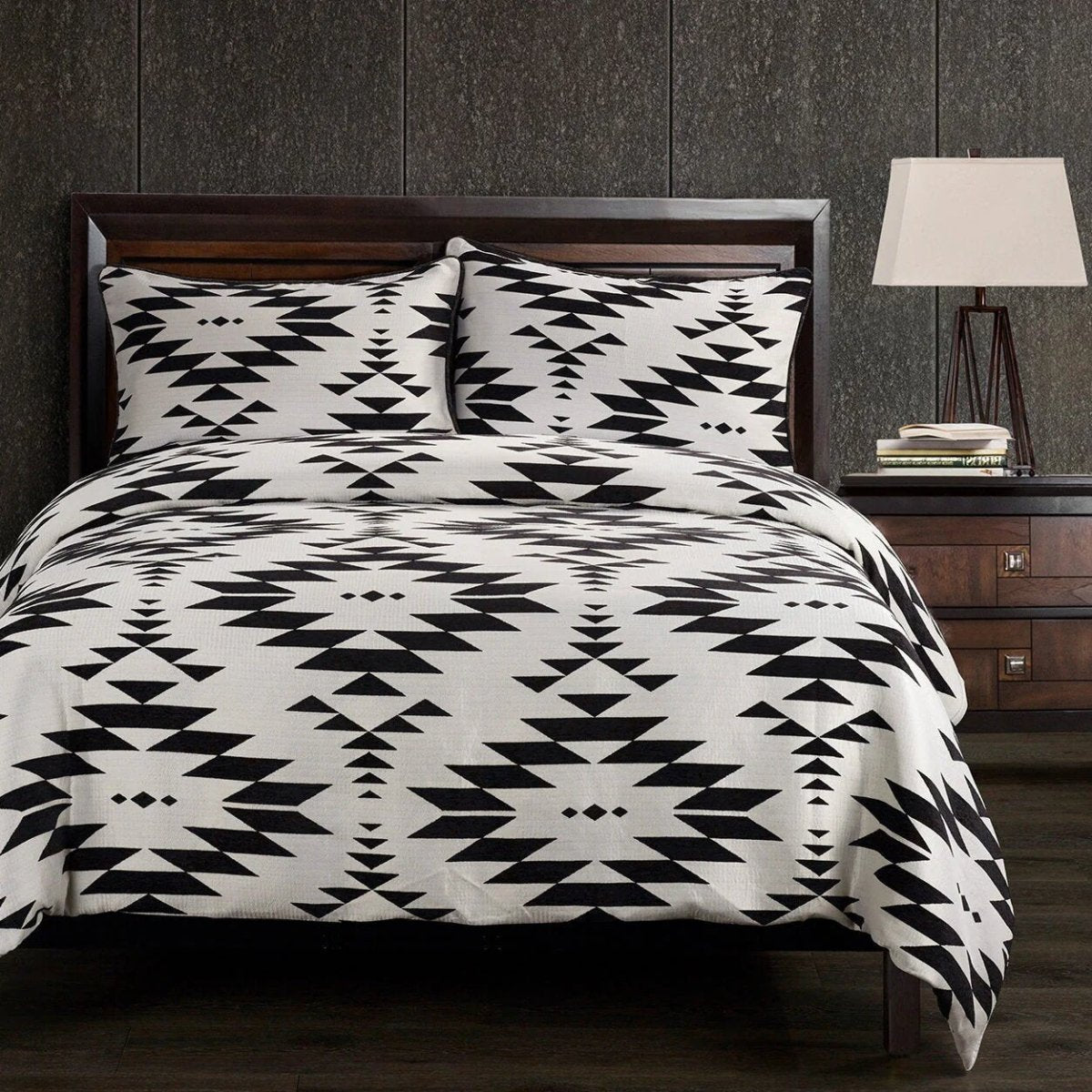 Amelia Aztec 3 Pc Comforter Set - Super Queen - Ozark Cabin Décor, LLC