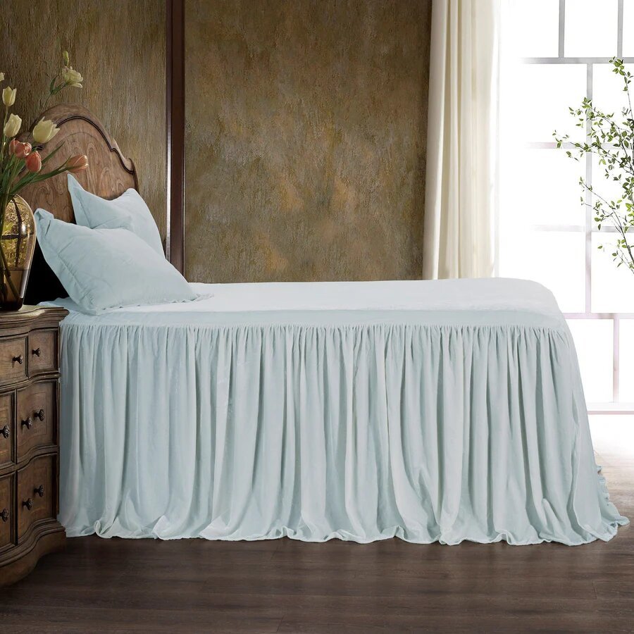 Stella Faux Silk Velvet Bedspread Set - King - Ozark Cabin Décor, LLC