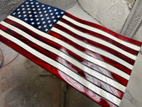 3 - D Rustic Wooden Old Glory Waving American Flag - Ozark Cabin Décor, LLC