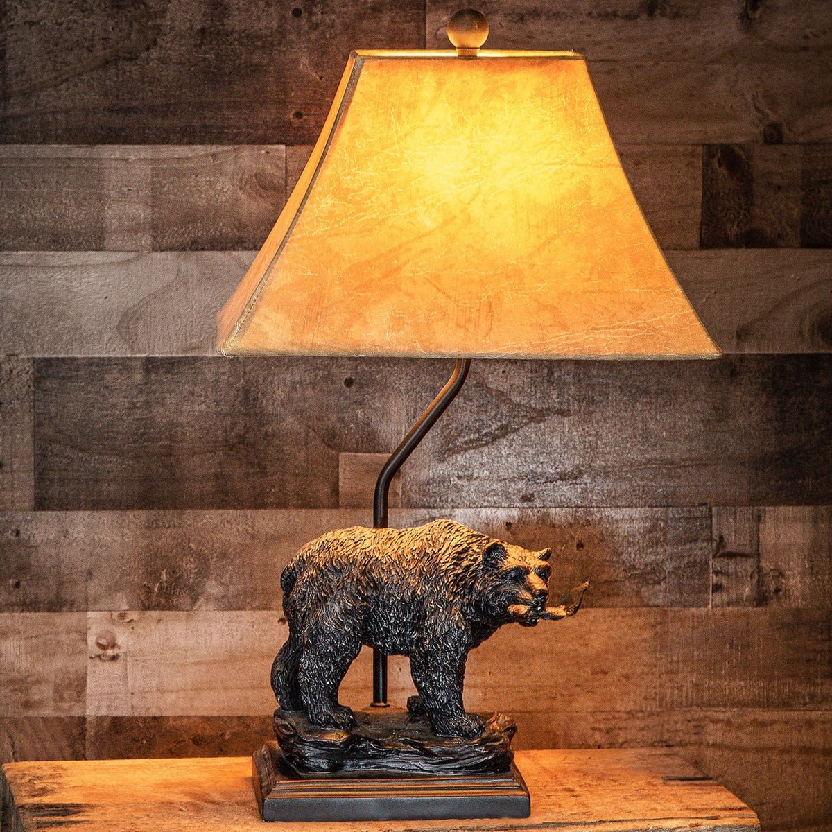 Bear Table Lamp - Ozark Cabin Décor, LLC