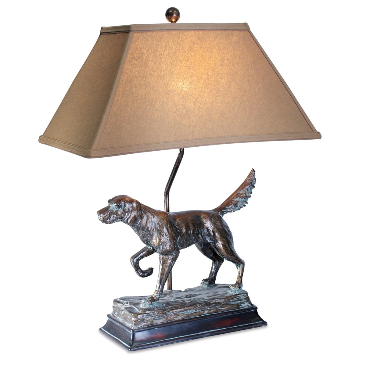 Hunting Dog Table Lamp - Ozark Cabin Décor, LLC