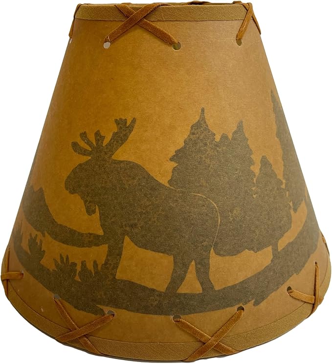 Moose Lamp Clip - On Shade - 9" - Ozark Cabin Décor, LLC