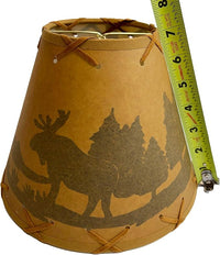 Moose Lamp Clip - On Shade - 9" - Ozark Cabin Décor, LLC