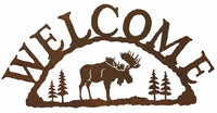 Moose Welcome Sign - Ozark Cabin Décor, LLC