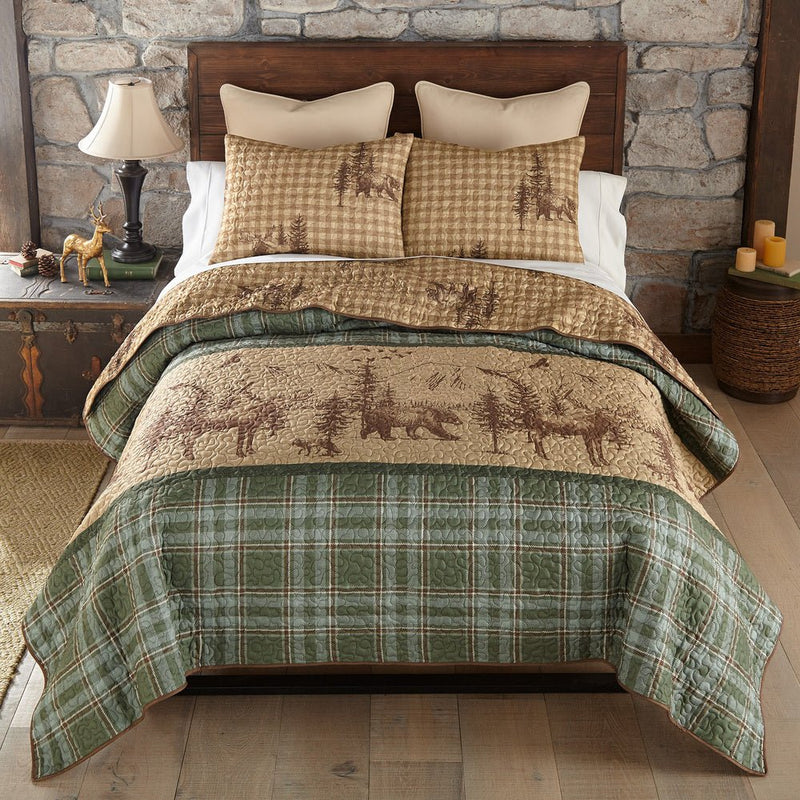 Spruce Trail Quilt Set - King - Ozark Cabin Décor, LLC