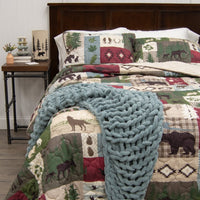 Montana Forest Quilted Set - King - Ozark Cabin Décor, LLC