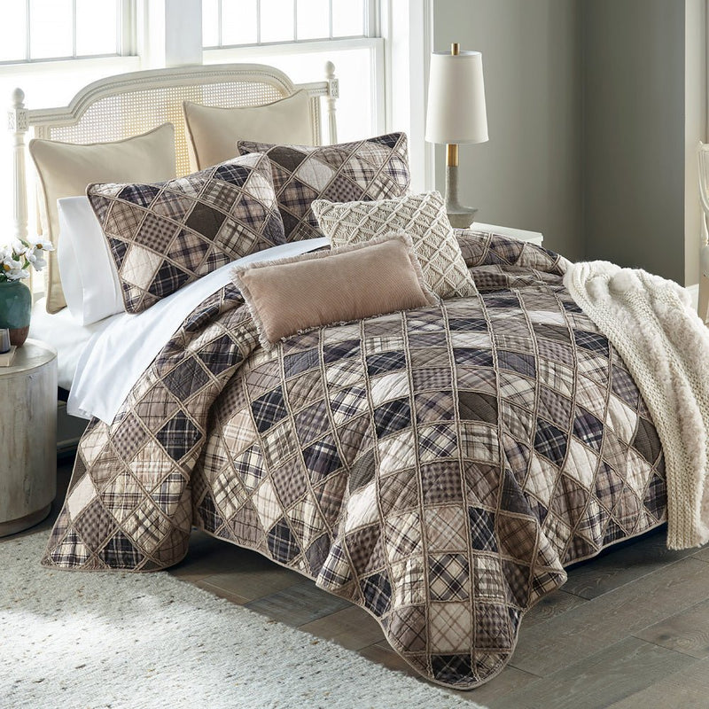 Driftwood Cotton 3 - Pc Quilt Set - King - Ozark Cabin Décor, LLC