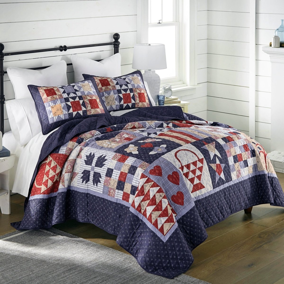 County Fair Quilt Set - King - Ozark Cabin Décor, LLC