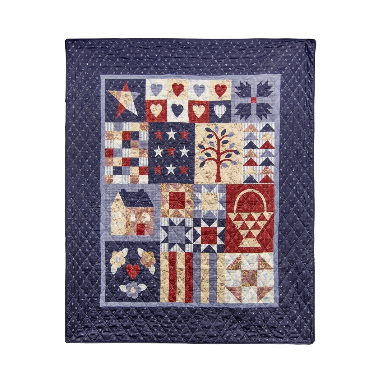 County Fair Quilt Set - King - Ozark Cabin Décor, LLC