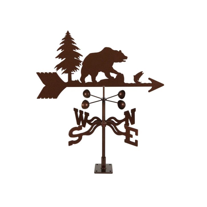 Bear Laser-Cut Weathervane - Ozark Cabin Décor, LLC