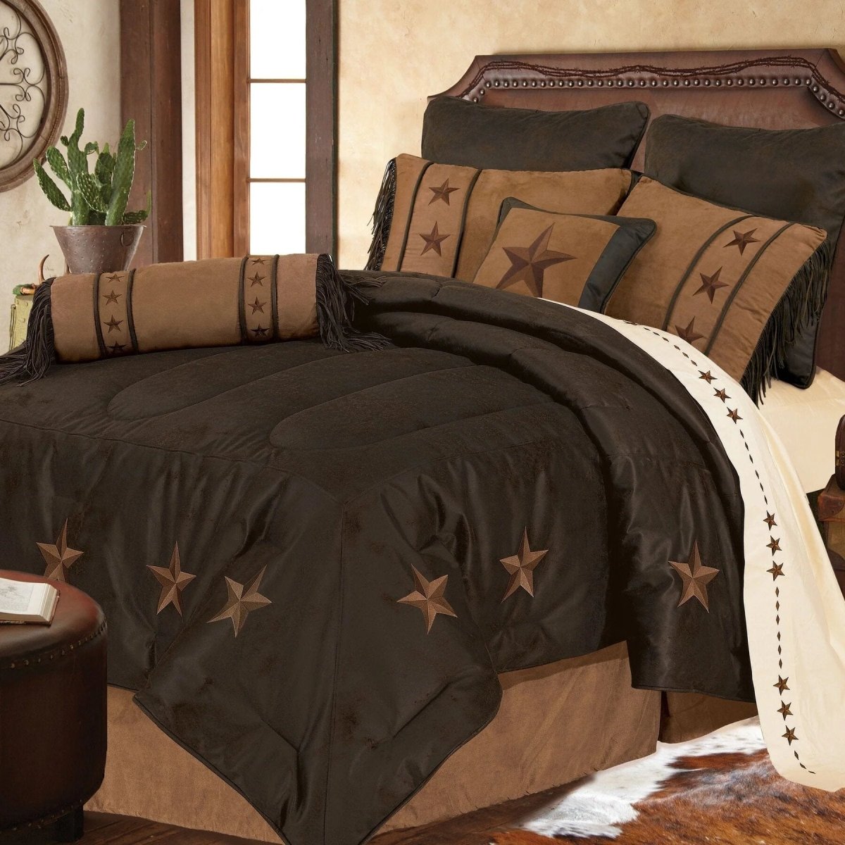 Laredo 6 - Pc Comforter Set - Super Queen - Ozark Cabin Décor, LLC