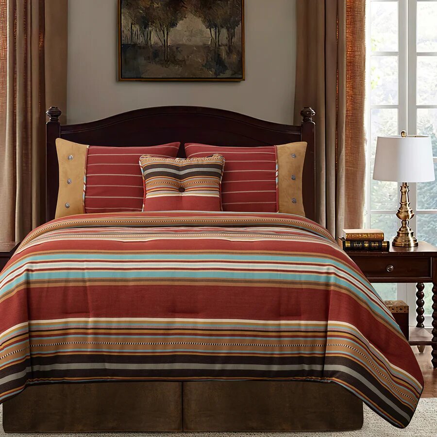 Calhoun 5 - Pc Comforter Set - Super Queen - Ozark Cabin Décor, LLC