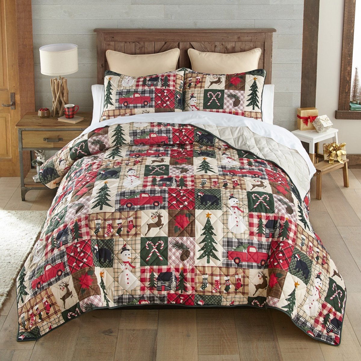 Holiday Dream Quilt Set - Queen - Ozark Cabin Décor, LLC