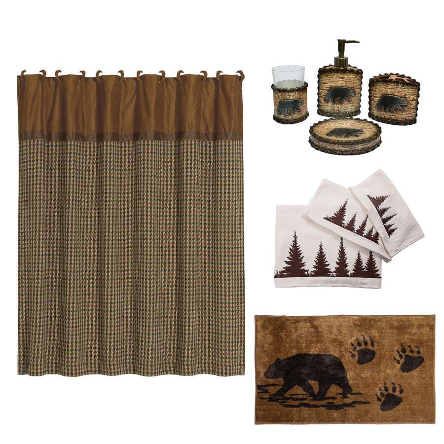 Bear Complete 9 - PC Bathroom Set - Ozark Cabin Décor, LLC