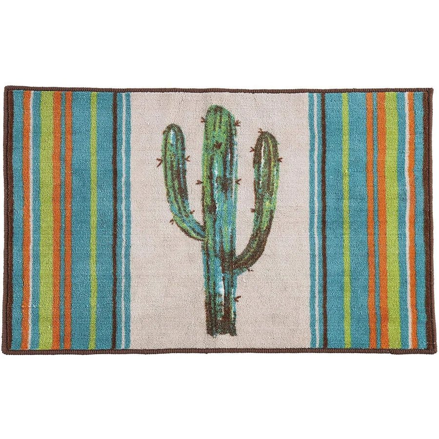 Cactus 8 - PC Bathroom Accessory and Cream Towel Set - Ozark Cabin Décor, LLC