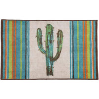 Cactus 8 - PC Bathroom Accessory and Cream Towel Set - Ozark Cabin Décor, LLC