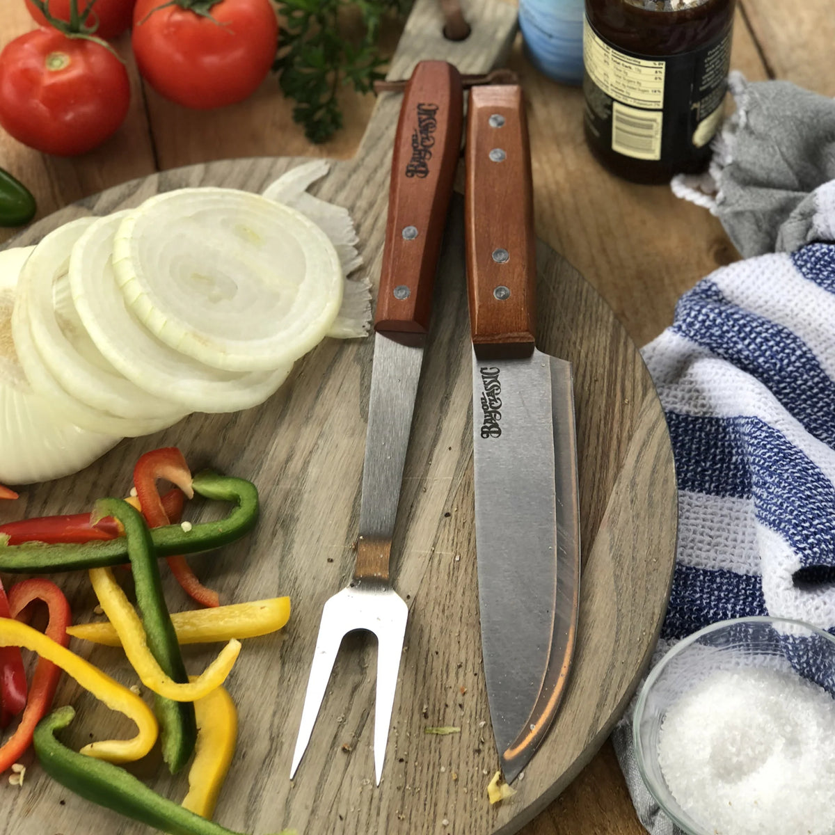 Bayou Classic Fork and Knife Set