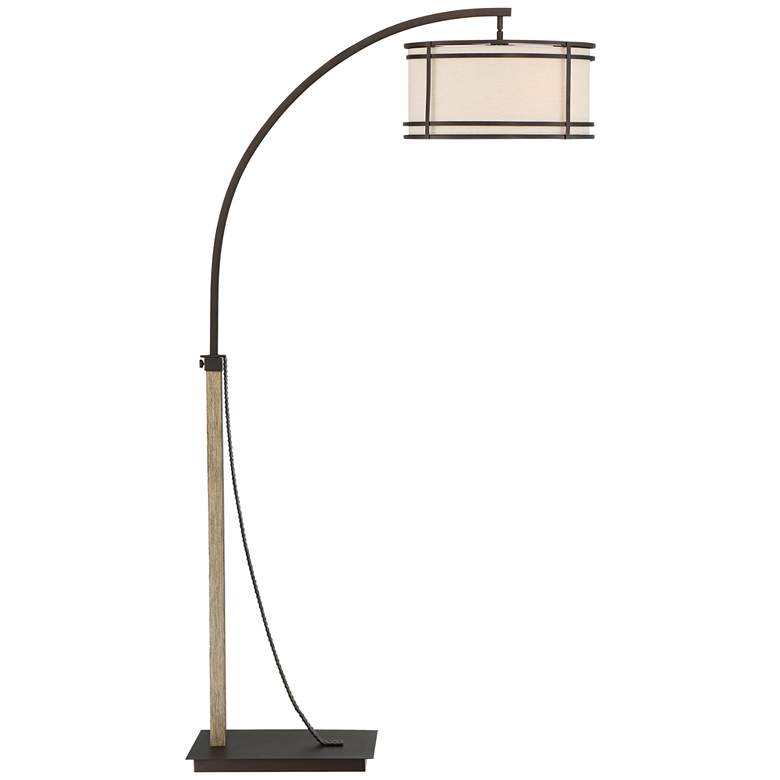 Franklin Iron Gentry 71 1/2" Bronze 2-Light Downbridge Arc Floor Lamp - Ozark Cabin Décor, LLC