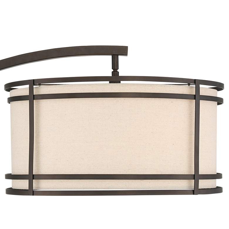 Franklin Iron Gentry 71 1/2" Bronze 2-Light Downbridge Arc Floor Lamp - Ozark Cabin Décor, LLC