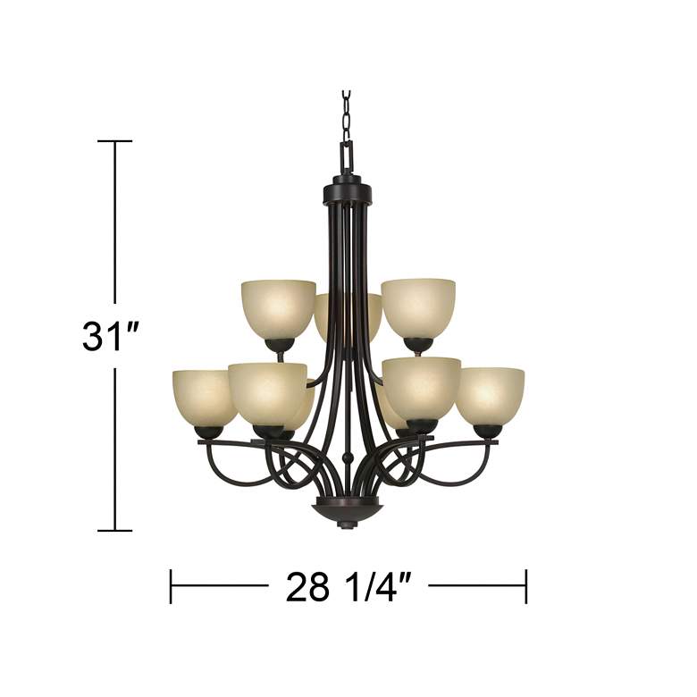 Bennington 31" Two Tier Chandelier - Ozark Cabin Décor, LLC