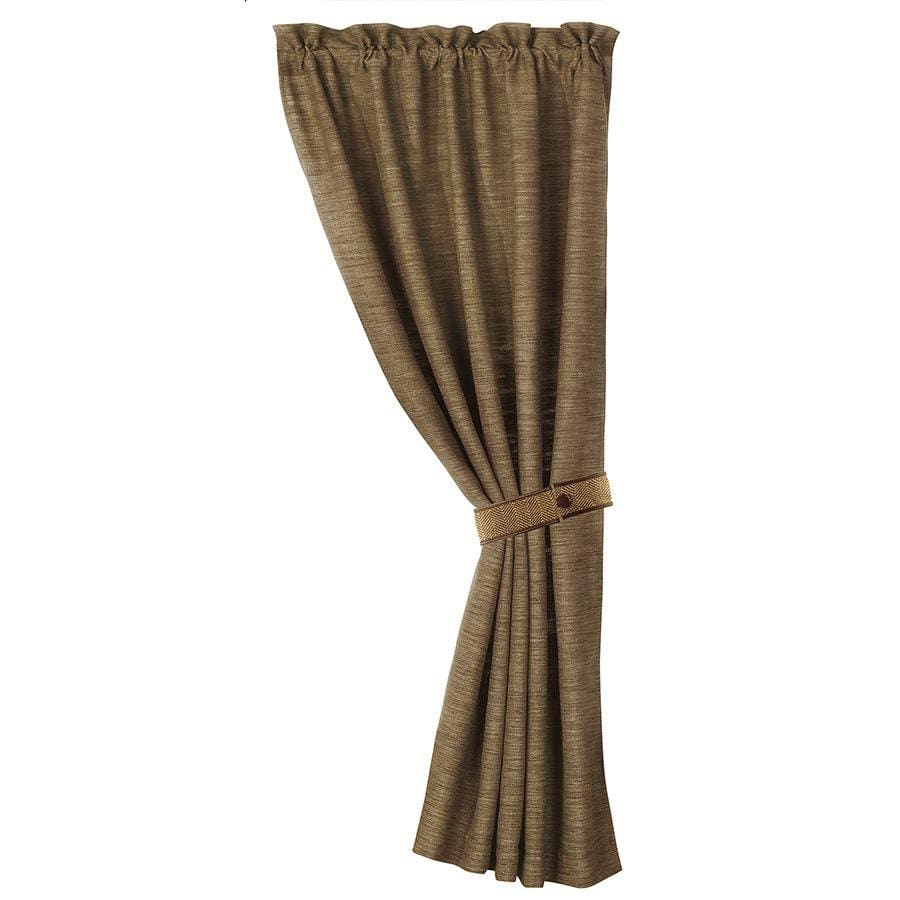 Highland Lodge Taupe 48"x84"L Single Curtain Panel 