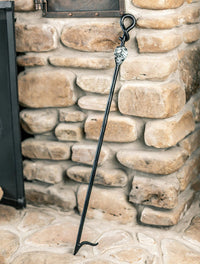 Evening Shade Hand Forged Fire Poker - Ozark Cabin Décor, LLC