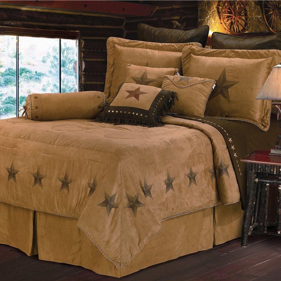 Luxury Star 7 - Pc Comforter Set - Super King - Ozark Cabin Décor, LLC