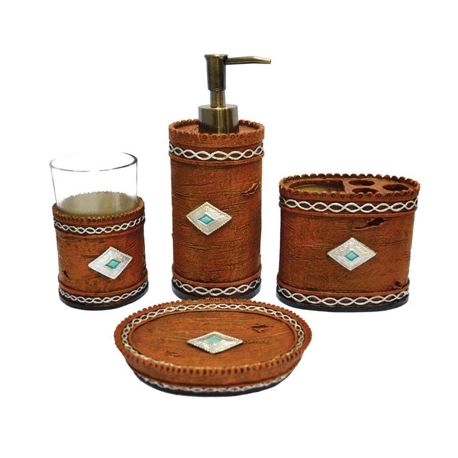 Socorro 9 - PC Accessory and Mesa Towel Bath Set - Ozark Cabin Décor, LLC