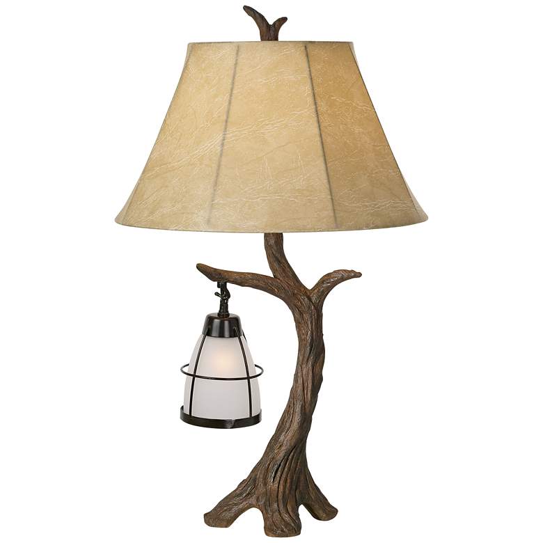 Mountain Wind Night Light Table Lamp - Ozark Cabin Décor, LLC