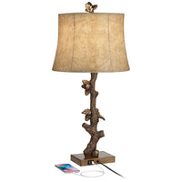 Acorn Tree Branch USB Lamp Set - Ozark Cabin Décor, LLC