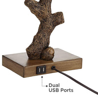 Acorn Tree Branch USB Lamp Set - Ozark Cabin Décor, LLC