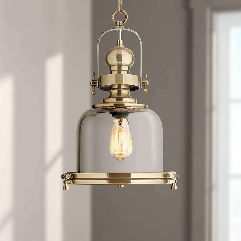 Possini Brass Mini Pendant - Ozark Cabin Décor, LLC