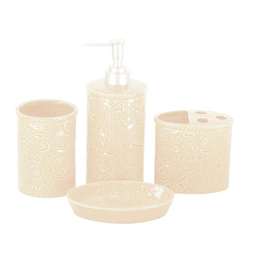 Rebecca Paisley 10 - PC Bathroom Set - Ozark Cabin Décor, LLC