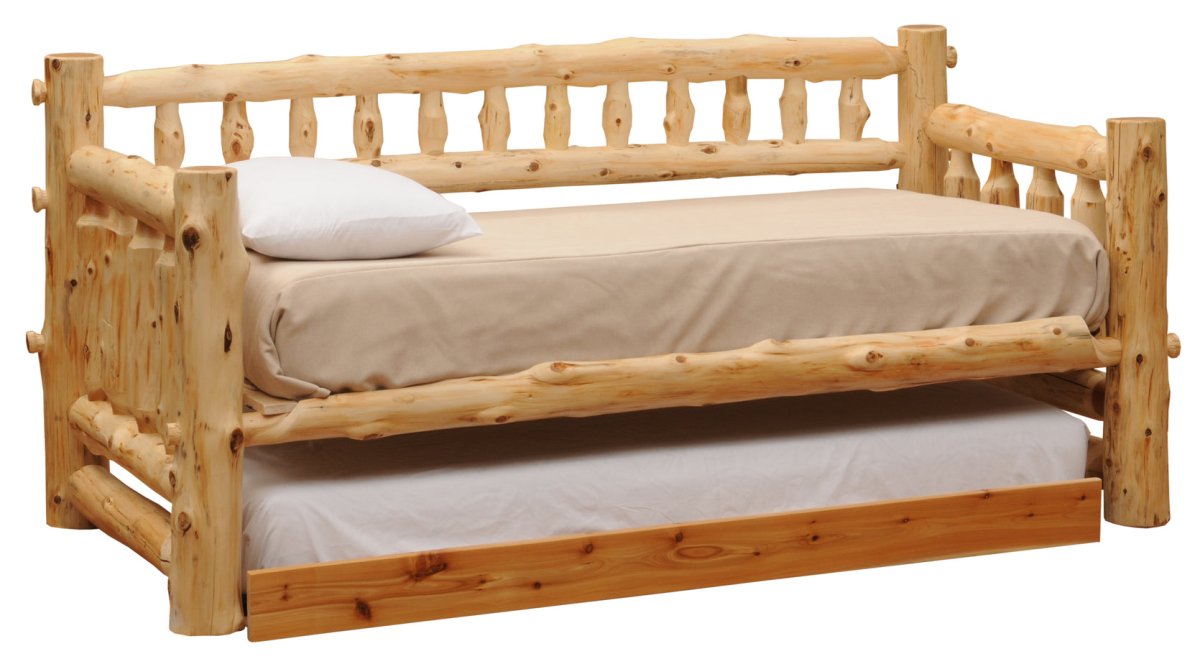 Cedar Log Day Bed - Ozark Cabin Décor, LLC