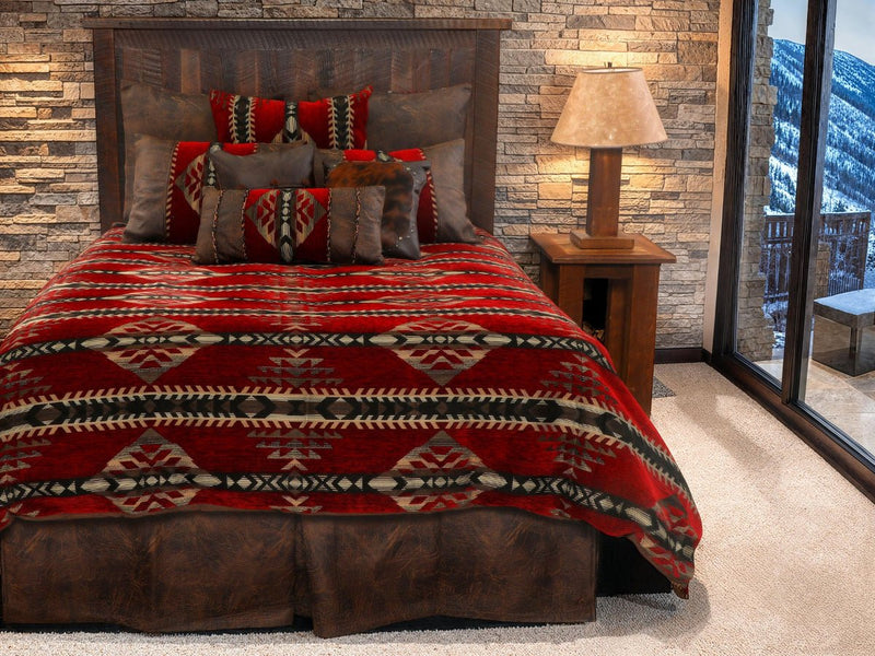 Gallop Claret Luxury Duvet Bedding Set - 5 Sizes - Ozark Cabin Décor, LLC