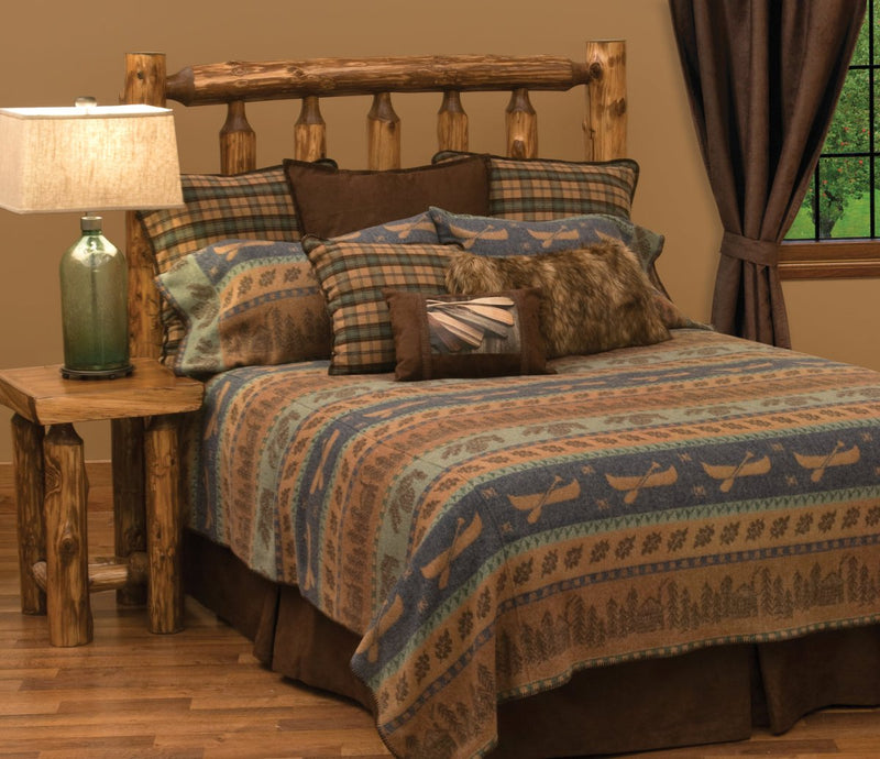 Lakeshore Bedspread - 6 Sizes - Ozark Cabin Décor, LLC