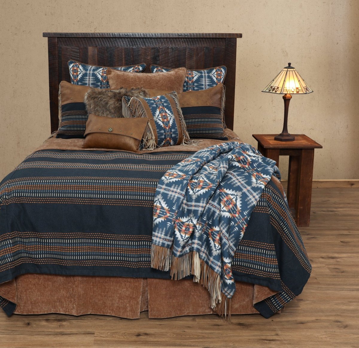 Moreno Midnight Luxury Coverlet Set - 5 Sizes - Ozark Cabin Décor, LLC