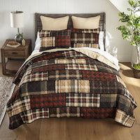 LJ Plaid Cotton 3 - Pc Quilt Set - King - Ozark Cabin Décor, LLC