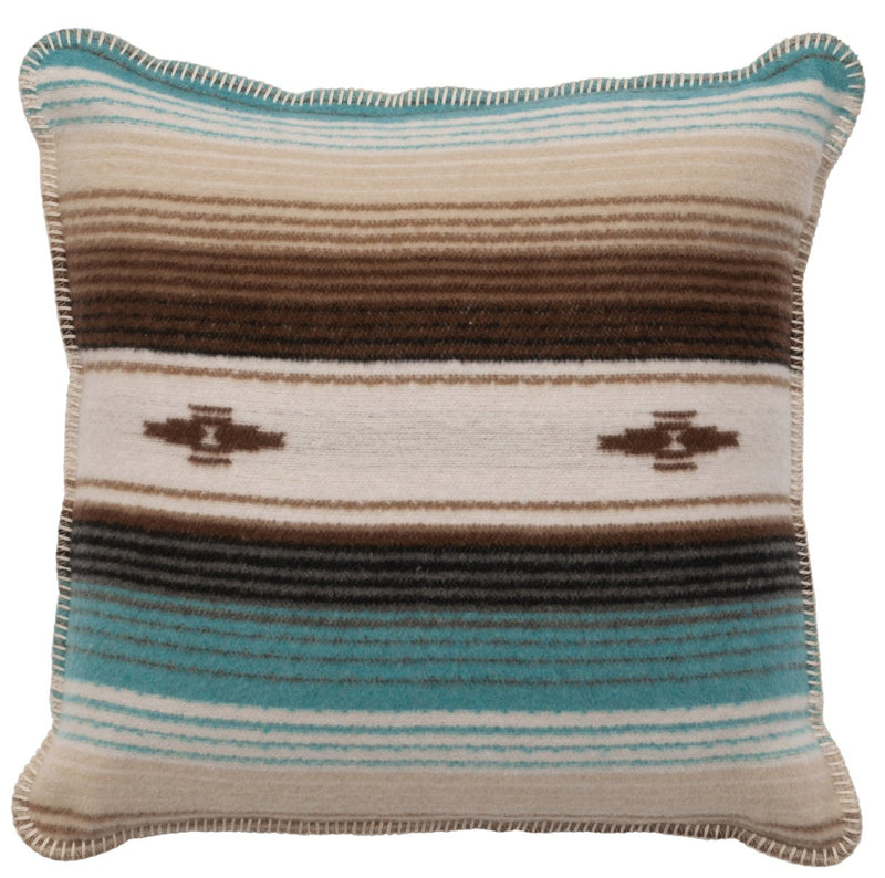 Zarape Wool Pillow - Ozark Cabin Décor, LLC