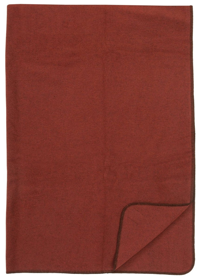 Solid Spice Wool Throw - Ozark Cabin Décor, LLC