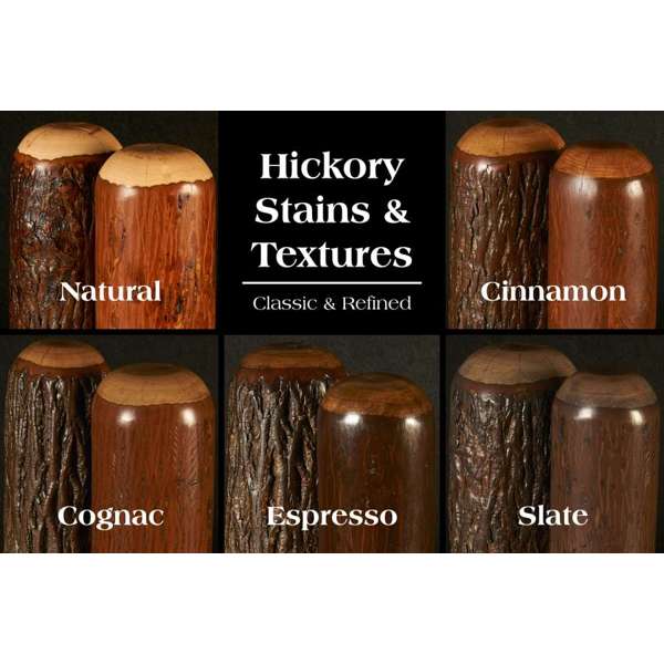 Hickory Log Lounge Chair - Ozark Cabin Décor, LLC