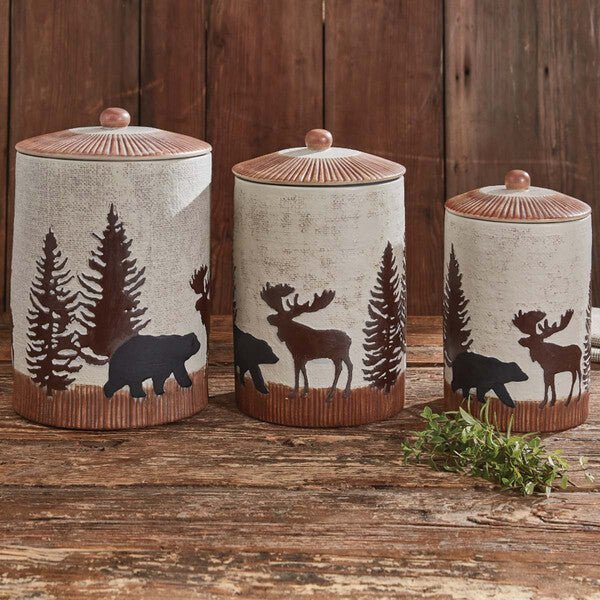 Wilderness Trail Canister Set - Ozark Cabin Décor, LLC