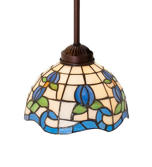 8" Wide Roseborder Mini Pendant - Ozark Cabin Décor, LLC