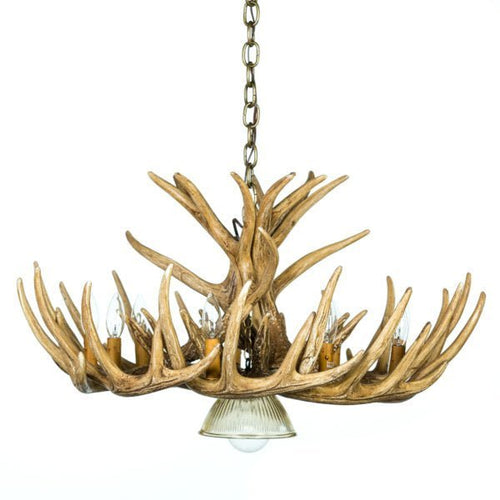 Whitetail Deer 12 Antler Cascade Chandelier - Ozark Cabin Décor, LLC