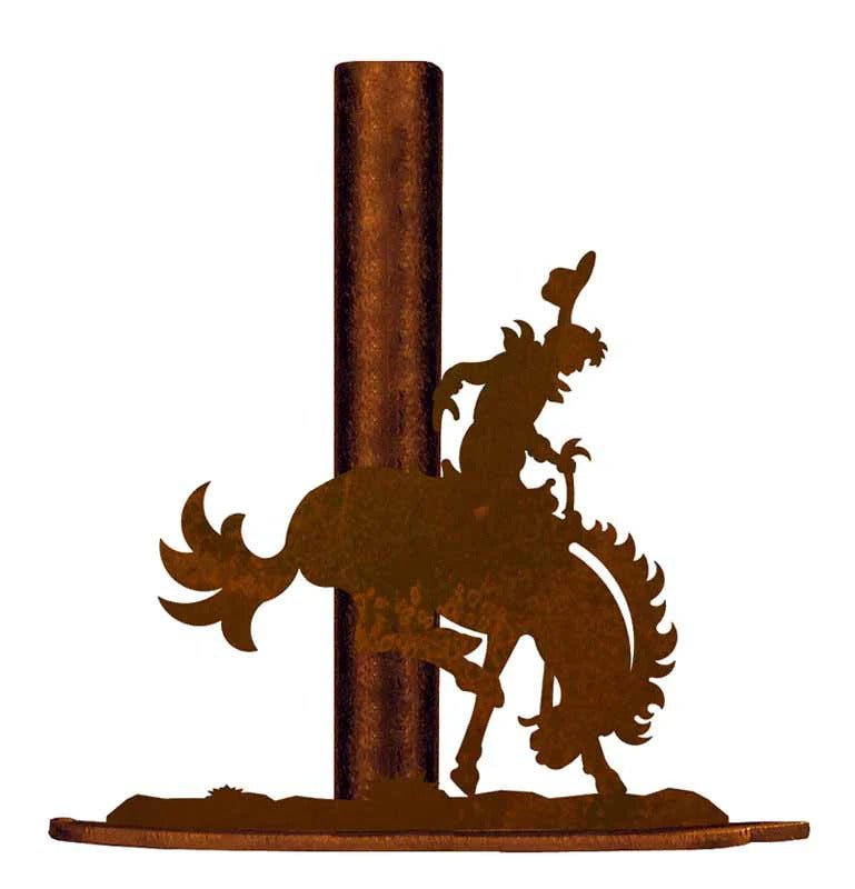 Bronc Paper Towel Holder - Ozark Cabin Décor, LLC