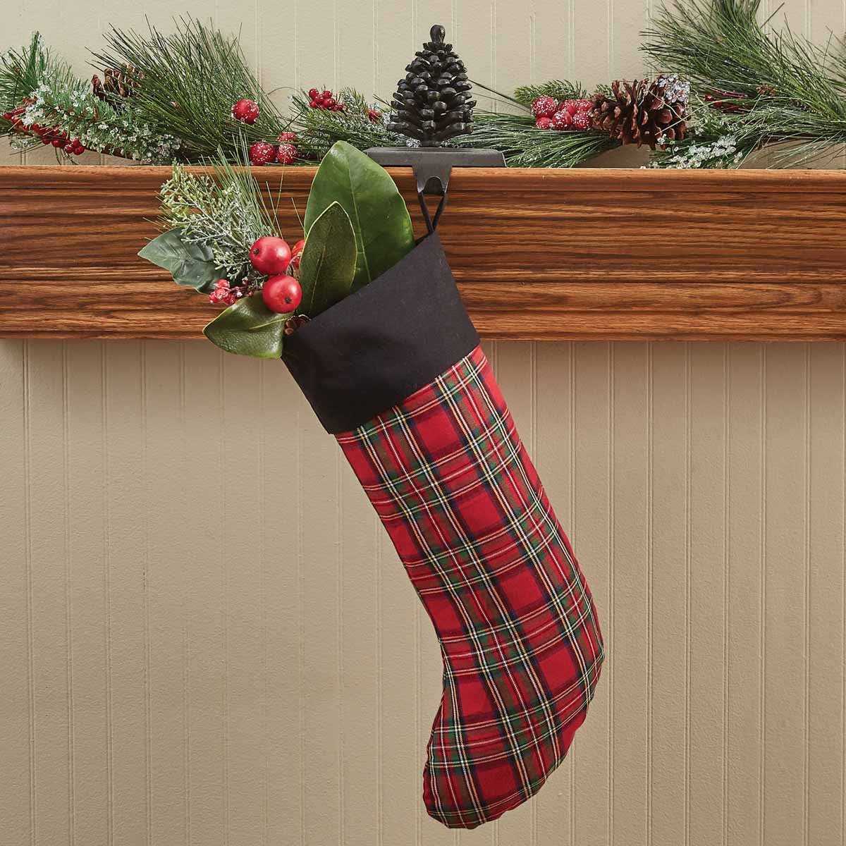 Pinecone Stocking Hanger - Set of 2 - Ozark Cabin Décor, LLC